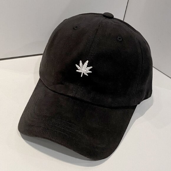 Leaf Embroidered Baseball Cap - Picture 1 of 6